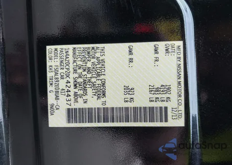 2013 Nissan Leaf S from USA, damaged, VIN 1N4AZ0CP2DC424437